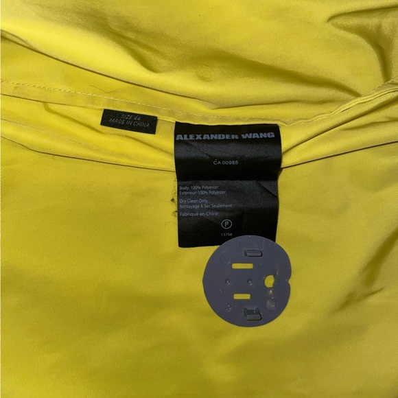 Alexander Wang Hooded Anorak Lime Green - Picture 5 of 7